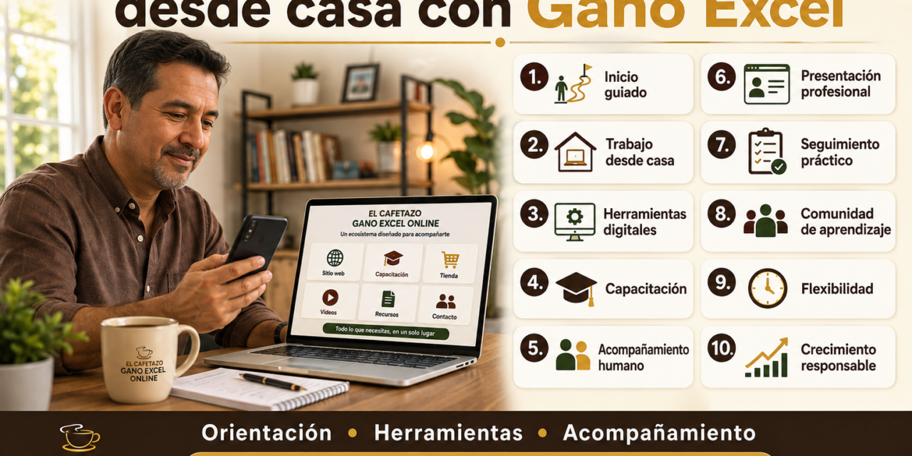 Cómo comenzar un negocio desde casa con Gano Excel