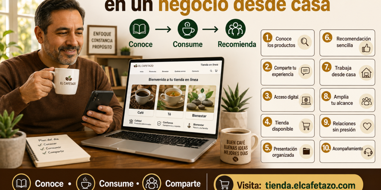 Convierte tu consumo de café en un negocio desde casa
