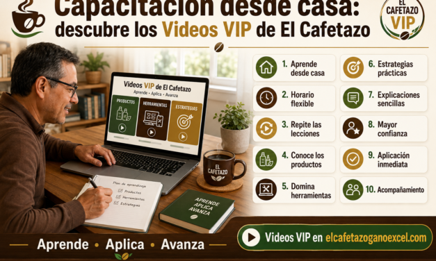 Capacitación desde casa: descubre los Videos VIP de El Cafetazo