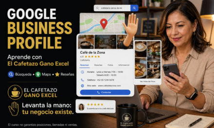Levanta la mano digital: aprende Google Business Profile con El Cafetazo Gano Excel