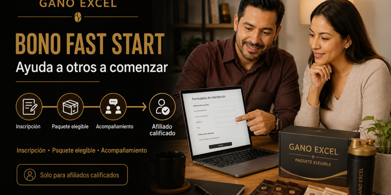 Gano Excel Fast Start: ayuda a otros a comenzar con dirección