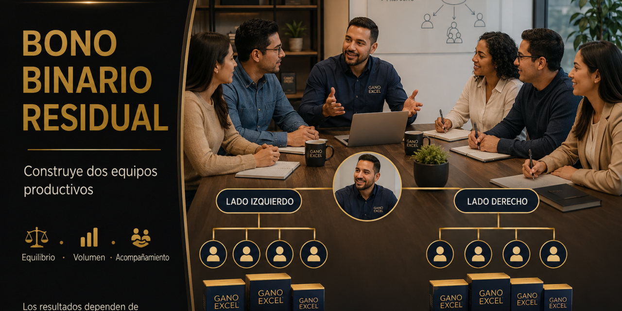Gano Excel Binario Residual: dos equipos un crecimiento equilibrado