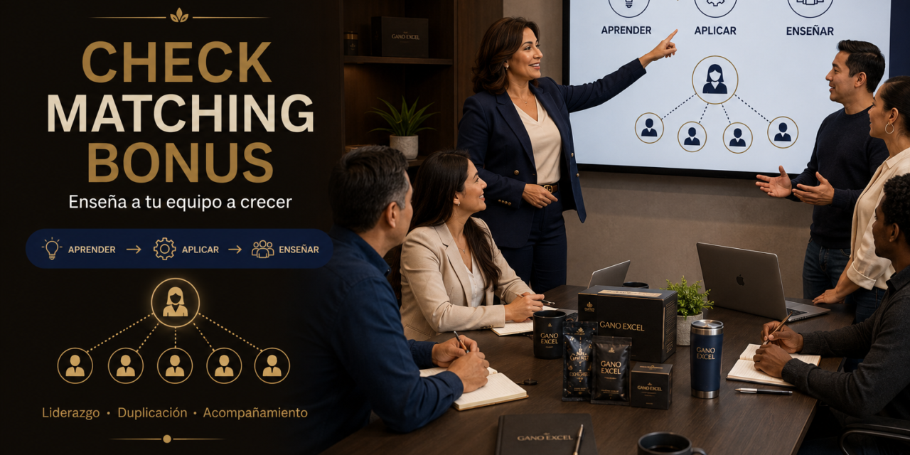 Gano Excel Check Matching: enseña duplica y desarrolla líderes